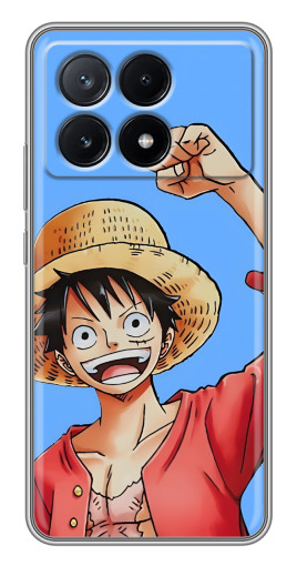 Чехол с картинкой "Молодой Манки де Луффи" для Xiaomi POCO X6 Pro (5G)