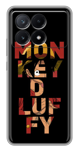 Чехол с картинкой "Monky d Luffy" для Xiaomi POCO X6 Pro (5G)