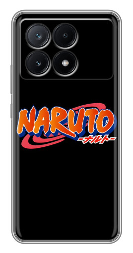 Чехол с картинкой "Надпись Naruto" для Xiaomi POCO X6 Pro (5G)