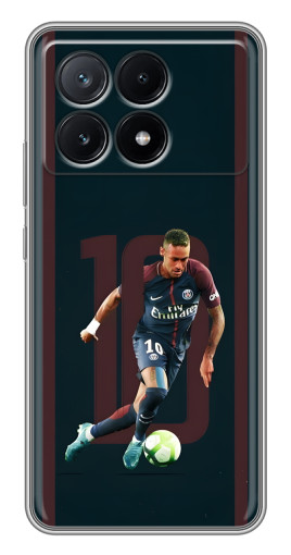 Чехол с картинкой "Неймар 10" для Xiaomi POCO X6 Pro (5G)