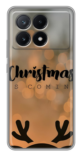 Силиконовый чехол с изображением "Новогодняя заставка" для Xiaomi POCO X6 Pro (5G)