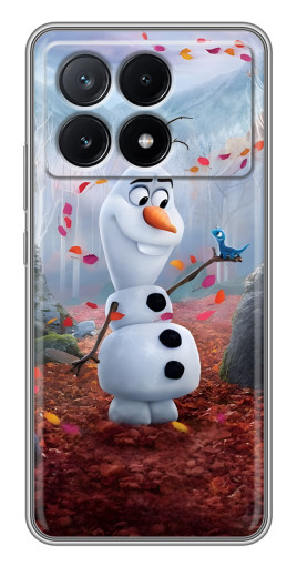 Чехол с принтом "Олаф" для Xiaomi POCO X6 Pro (5G)