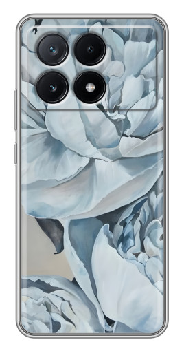 Чехол с принтом "Рисунок пионы" для Xiaomi POCO X6 Pro (5G)