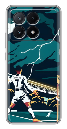 Чехол с картинкой "Ronaldo празднование" для Xiaomi POCO X6 Pro (5G)