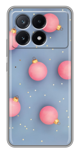 Чехол с печатью "Розовые шары" для Xiaomi POCO X6 Pro (5G)