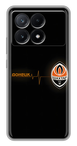 Силиконовый чехол с изображением "Шахтер в сердце" для Xiaomi POCO X6 Pro (5G)