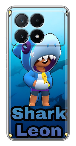 Чехол с печатью "Shark Leon" для Xiaomi POCO X6 Pro (5G)