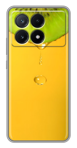 Силиконовый чехол с изображением "Сочный Kiwi" для Xiaomi POCO X6 Pro (5G)