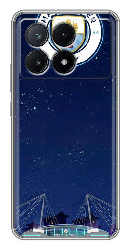 Силиконовый чехол с изображением "Стадион Ман Сити" для Xiaomi POCO X6 Pro (5G)