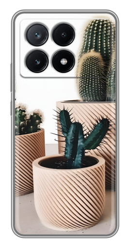 Чехол с печатью "стильные кактусы" для Xiaomi POCO X6 Pro (5G)