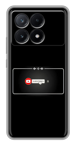 Чехол с печатью "subscribed" для Xiaomi POCO X6 Pro (5G)