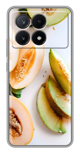 Чехол с картинкой "Свежие дыньки" для Xiaomi POCO X6 Pro (5G)