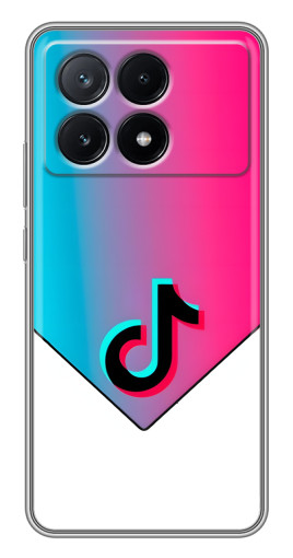 Чехол с картинкой "Tiktok Logo" для Xiaomi POCO X6 Pro (5G)