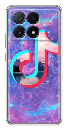 Чехол с печатью "ТикТок мраморный" для Xiaomi POCO X6 Pro (5G)