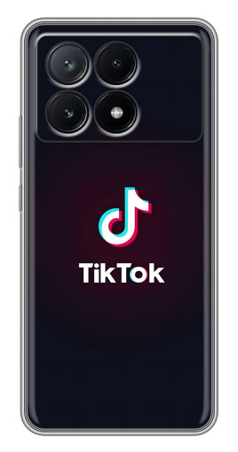 Чехол с печатью "TikTok темный" для Xiaomi POCO X6 Pro (5G)