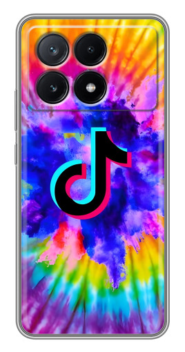 Чехол с принтом "TikTok в красках" для Xiaomi POCO X6 Pro (5G)