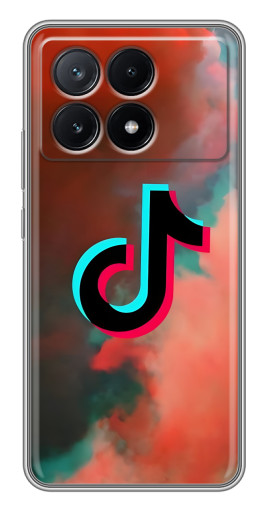 Чехол с печатью "ТикТок в тучах" для Xiaomi POCO X6 Pro (5G)