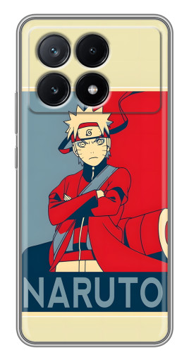 Чехол с печатью "Удзумаки Naruto" для Xiaomi POCO X6 Pro (5G)