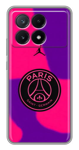 Силиконовый чехол с изображением "Яркий лого PSG" для Xiaomi POCO X6 Pro (5G)