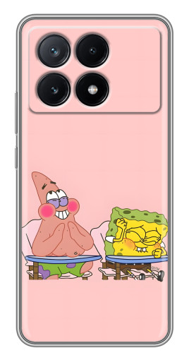 Чехол с печатью "За партой" для Xiaomi POCO X6 Pro (5G)