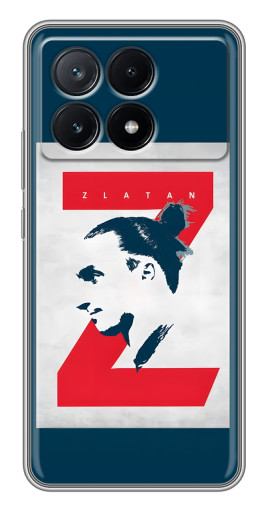 Чехол с печатью "Zlatan" для Xiaomi POCO X6 Pro (5G)