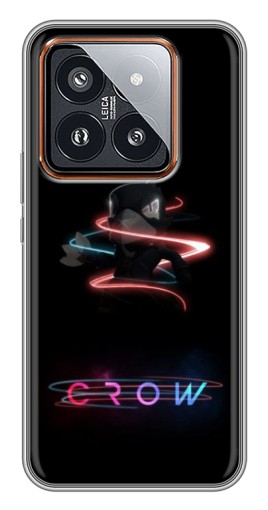 Чехол с картинкой "Brawl Crow" для Xiaomi 14 Pro