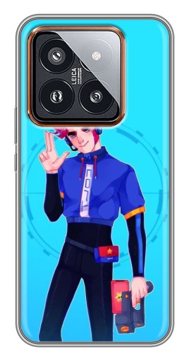 Силиконовый чехол с изображением "Гвардеец Кольт" для Xiaomi 14 Pro