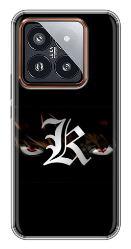 Силиконовый чехол с изображением "L.K." для Xiaomi 14 Pro