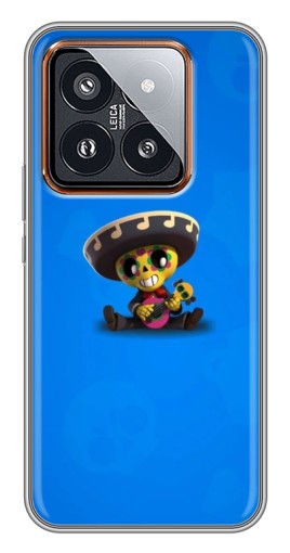 Силиконовый чехол с изображением "Poco с гитарой" для Xiaomi 14 Pro