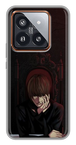 Чехол с печатью "Задумчивый Ягами" для Xiaomi 14 Pro