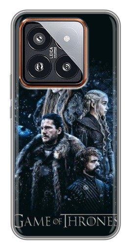 Чехол с принтом "Зима близко" для Xiaomi 14 Pro