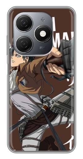 Силиконовый чехол с изображением "Ackermankerman levi" для TECNO Spark 20
