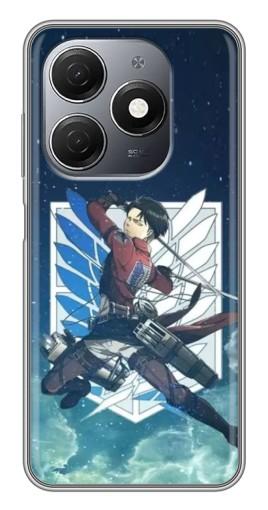 Силиконовый чехол с изображением "Аккерман Леви" для TECNO Spark 20
