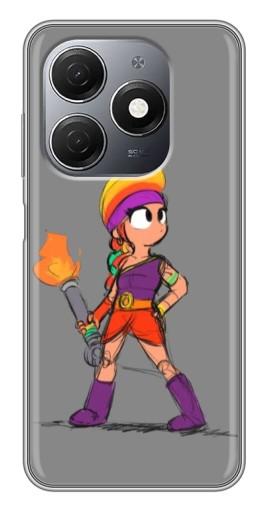 Силиконовый чехол с изображением "Amber с факелом" для TECNO Spark 20