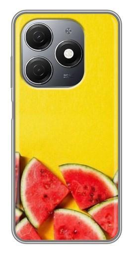 Чехол с печатью "Арбузики на желтом" для TECNO Spark 20