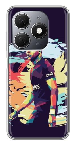 Силиконовый чехол с изображением "ART Mbappe" для TECNO Spark 20