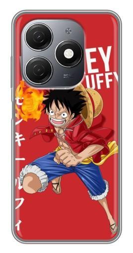 Силиконовый чехол с изображением "Атакующий D Luffy" для TECNO Spark 20