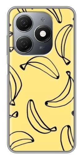 Силиконовый чехол с изображением "Бананчики" для TECNO Spark 20