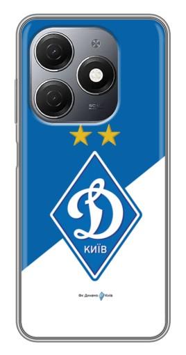 Силиконовый чехол с изображением "Бело-синий Динамо" для TECNO Spark 20