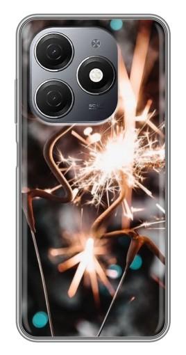 Чехол с печатью "Бенгальские огни" для TECNO Spark 20