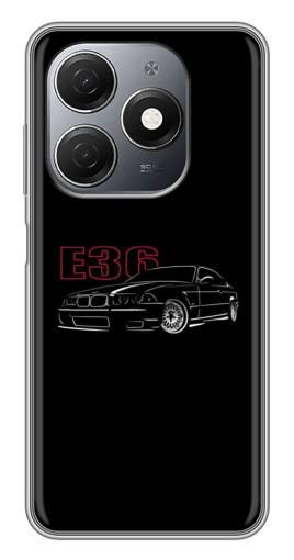 Силиконовый чехол с изображением "BMW E36" для TECNO Spark 20