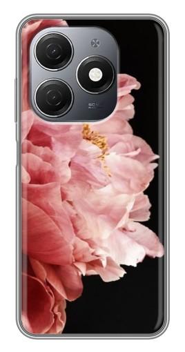 Силиконовый чехол с изображением "Большой пион " для TECNO Spark 20
