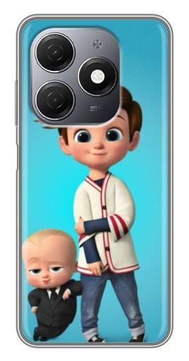 Чехол с картинкой "Boss and Boy" для TECNO Spark 20