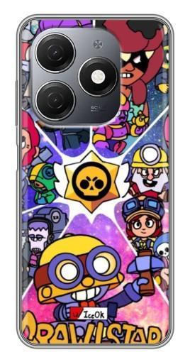 Чехол с принтом "Brawl заставка" для TECNO Spark 20