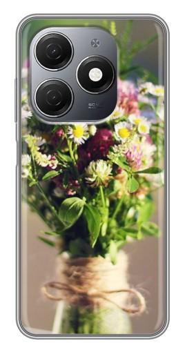 Чехол с печатью "Букет полевых цветов" для TECNO Spark 20