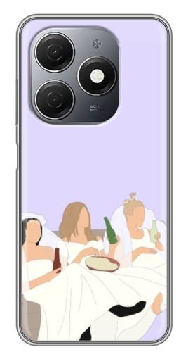 Чехол с принтом "Девушки Друзья" для TECNO Spark 20