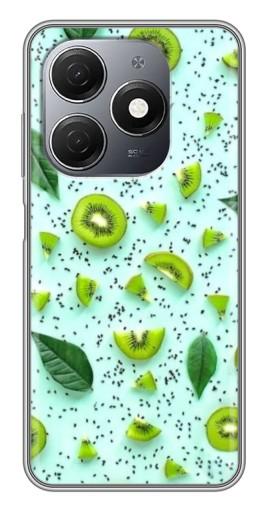 Чехол с картинкой "Фон киви" для TECNO Spark 20