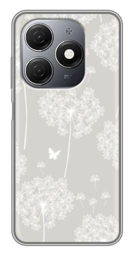 Чехол с принтом "Фон одуванчиков " для TECNO Spark 20