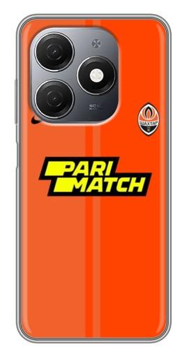 Силиконовый чехол с изображением "Форма ФК Шахтер" для TECNO Spark 20