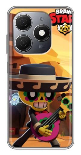 Чехол с принтом "Гитарист Poco" для TECNO Spark 20